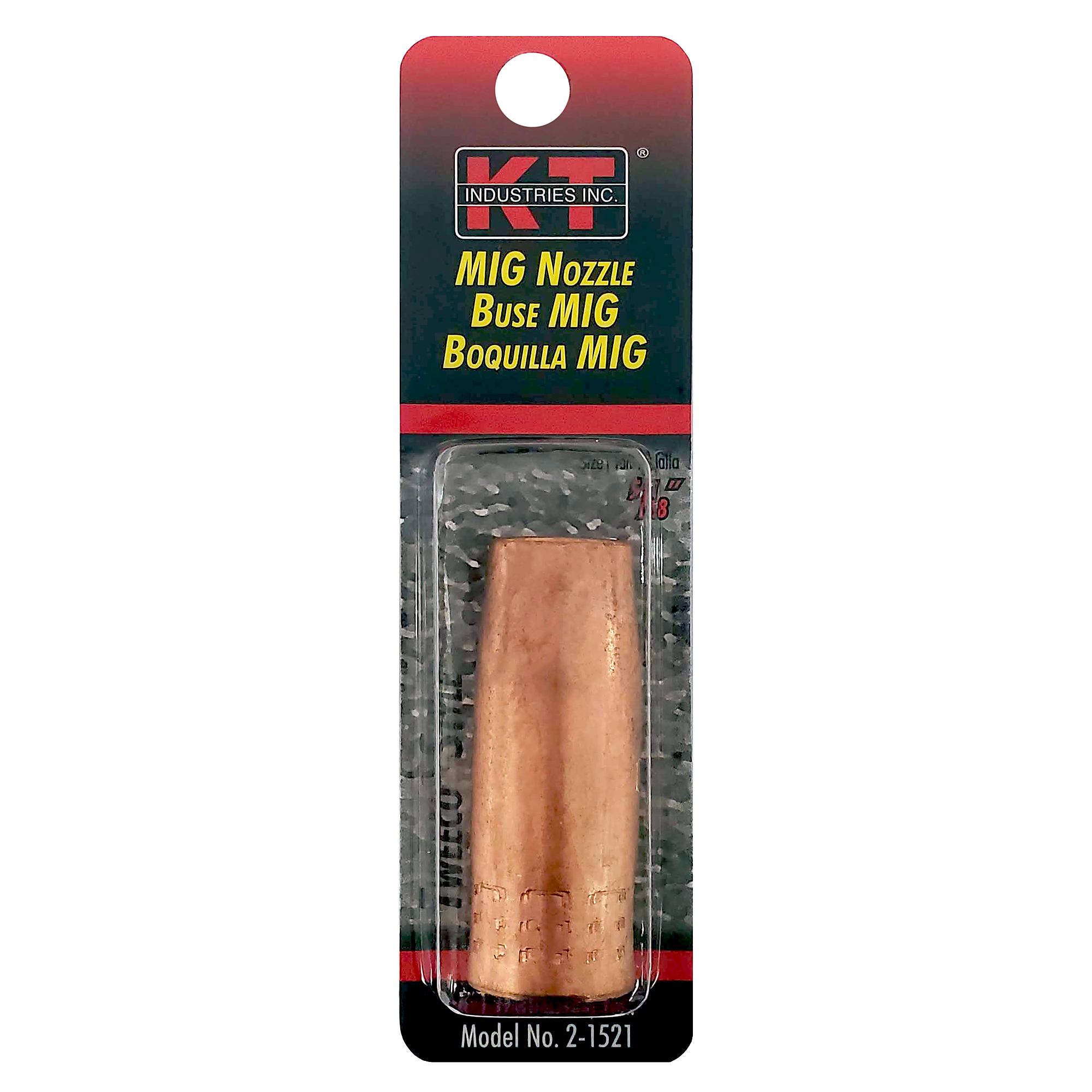 K-T Industries Tweco Style MIG Nozzle — 5/8in., Model# 2-1521